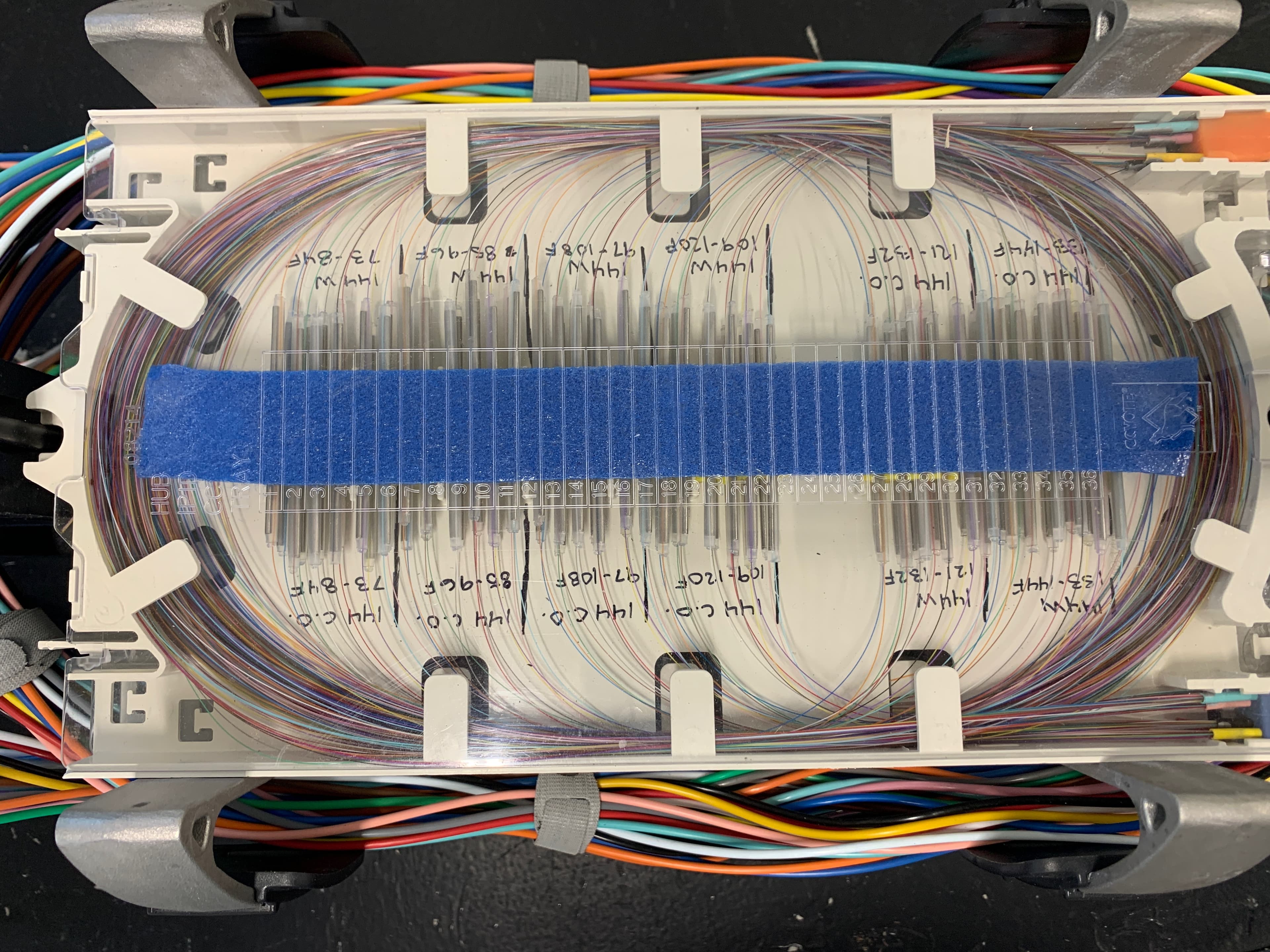 Field Splicing Setup field work