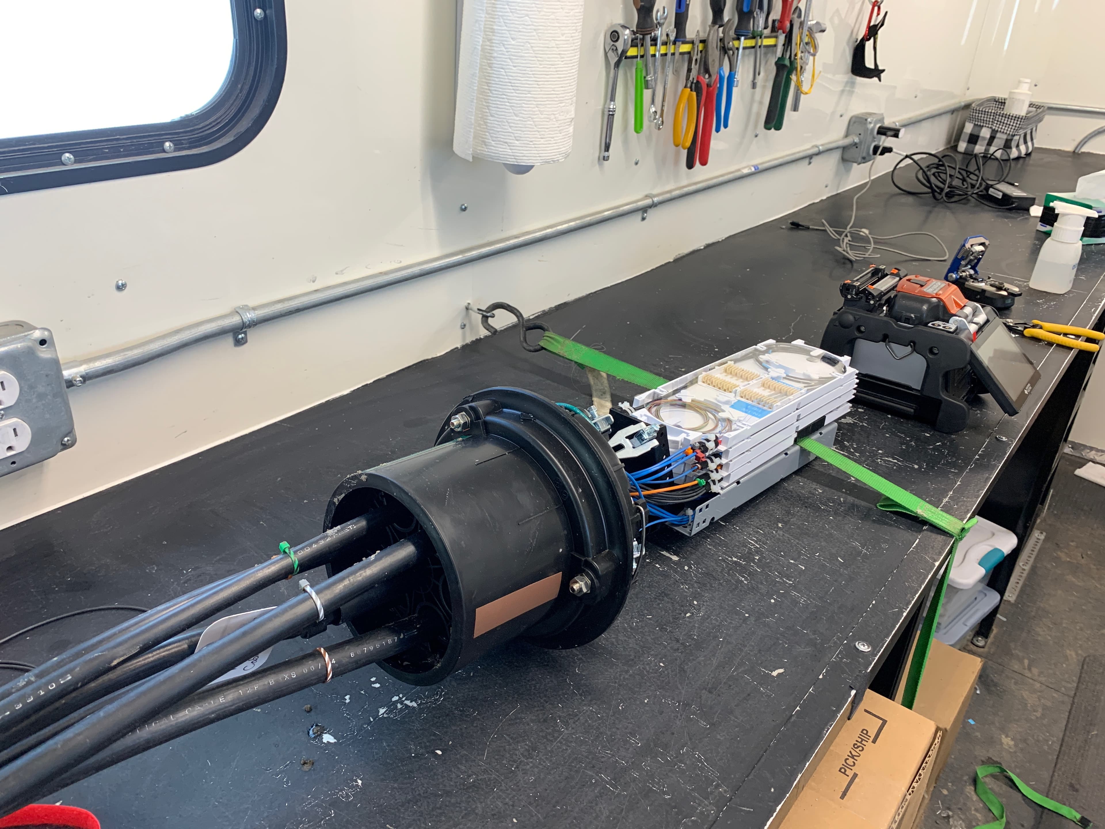 Splice Case Prep field work