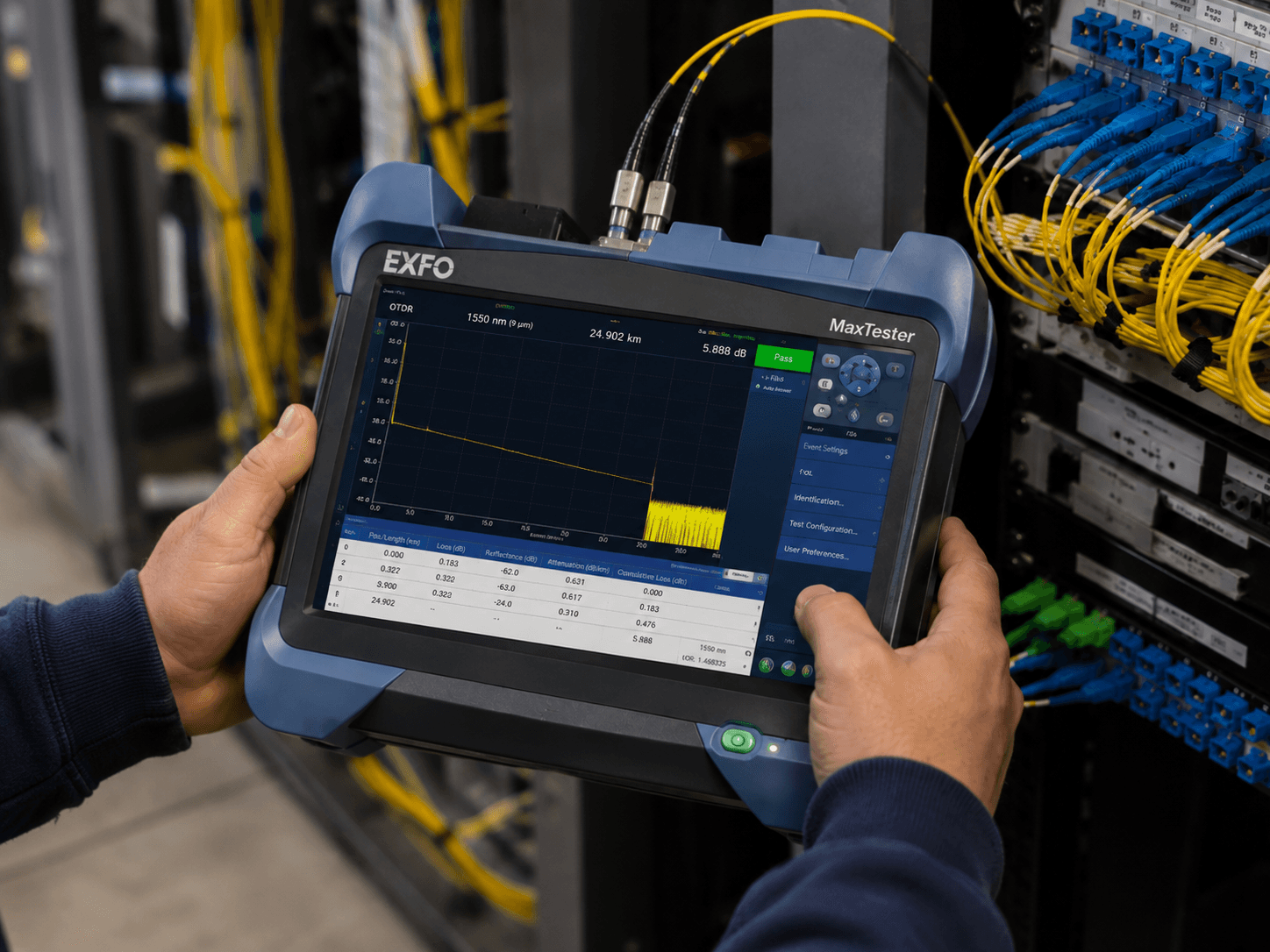 OTDR Testing & Auditing field work