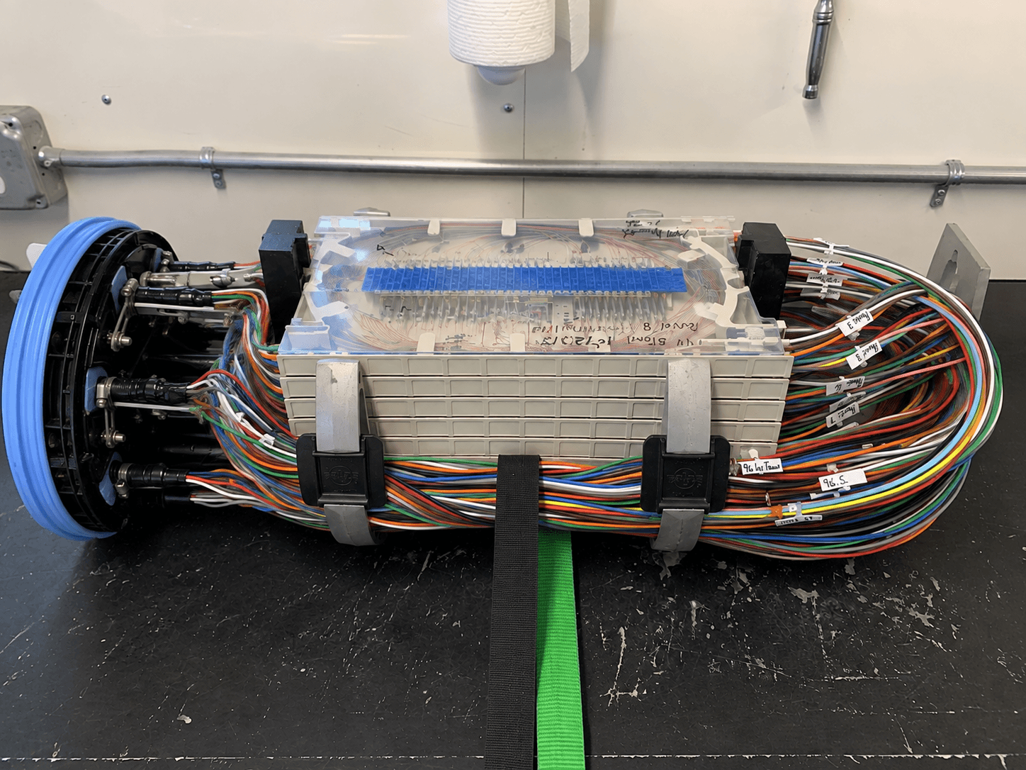 Intricate Fiber Splicing field work